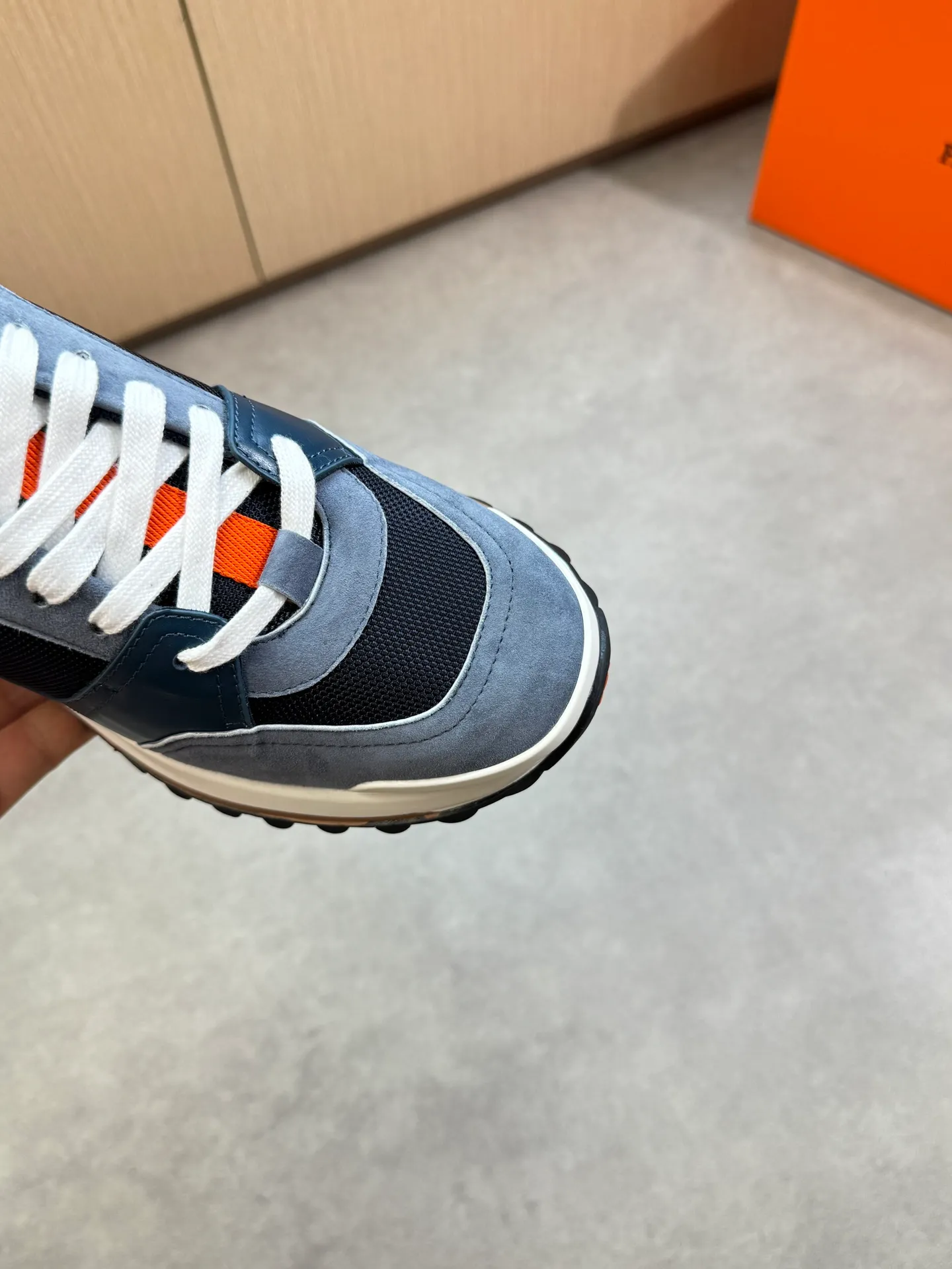 Men's shoes 💰700 [HERMES] Hermès - High-end quality original order·Casual sports shoes - Upper: 🔝Nappa calfskin, suede sheepskin leather, brand high mercerized canvas, tongue. Heel. Brand logo webbing - Inner: brand canvas, foot pad; water-dyed cowhide - Outsole: ultra-light T men's shoes 💰U foam·rubber; two-color molded outsole -Ultra-high quality control·Fine workmanship: highlighted (high-end·nobility·grade) -Size: 39-44 (38, 45, can be customized)·0118
